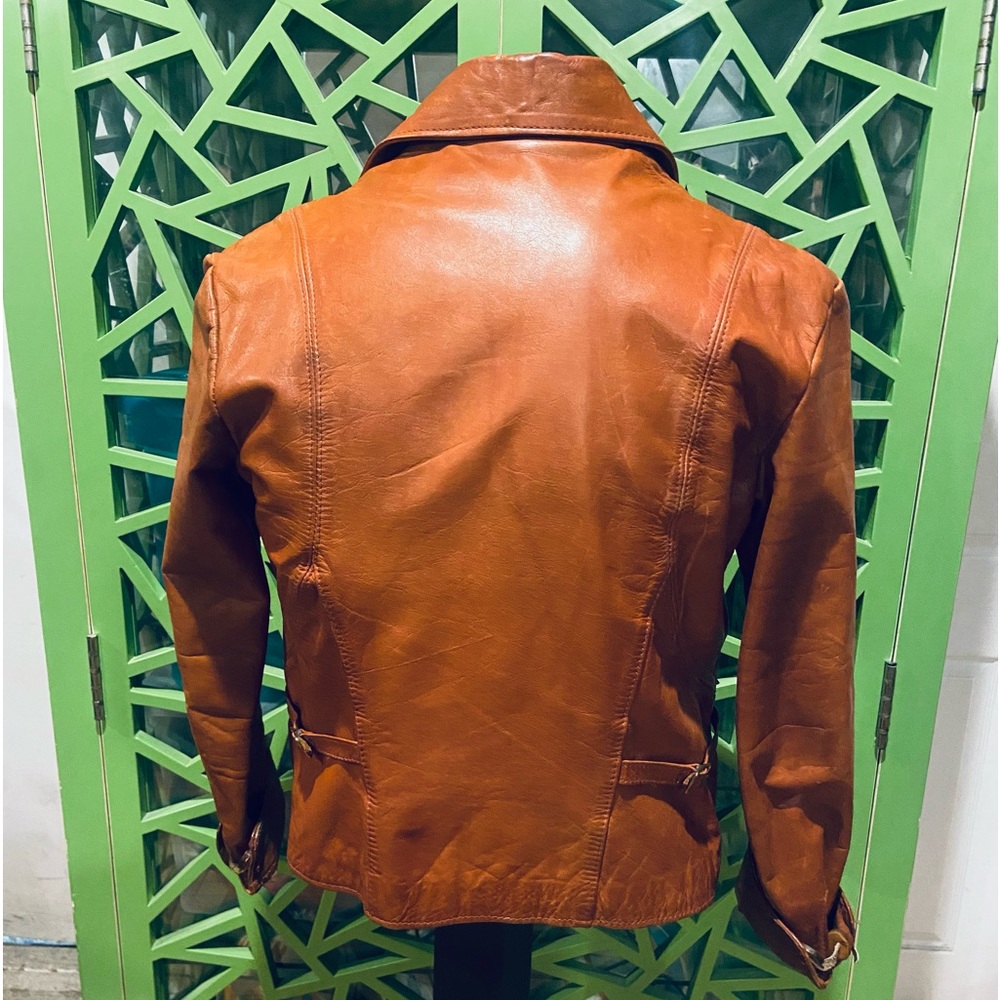 East West Leathers San Francisco Vintage STATEMENT PIECE Leather Jacket - Picture 9 of 14